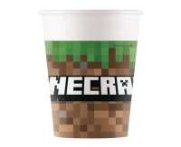 Paper cups (WM) Minecraft, 200ml, 8 pcs. (SUP label)
