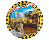 Paper plates Construction (next generation) 23 cm, 8 pcs. (plastic-free)