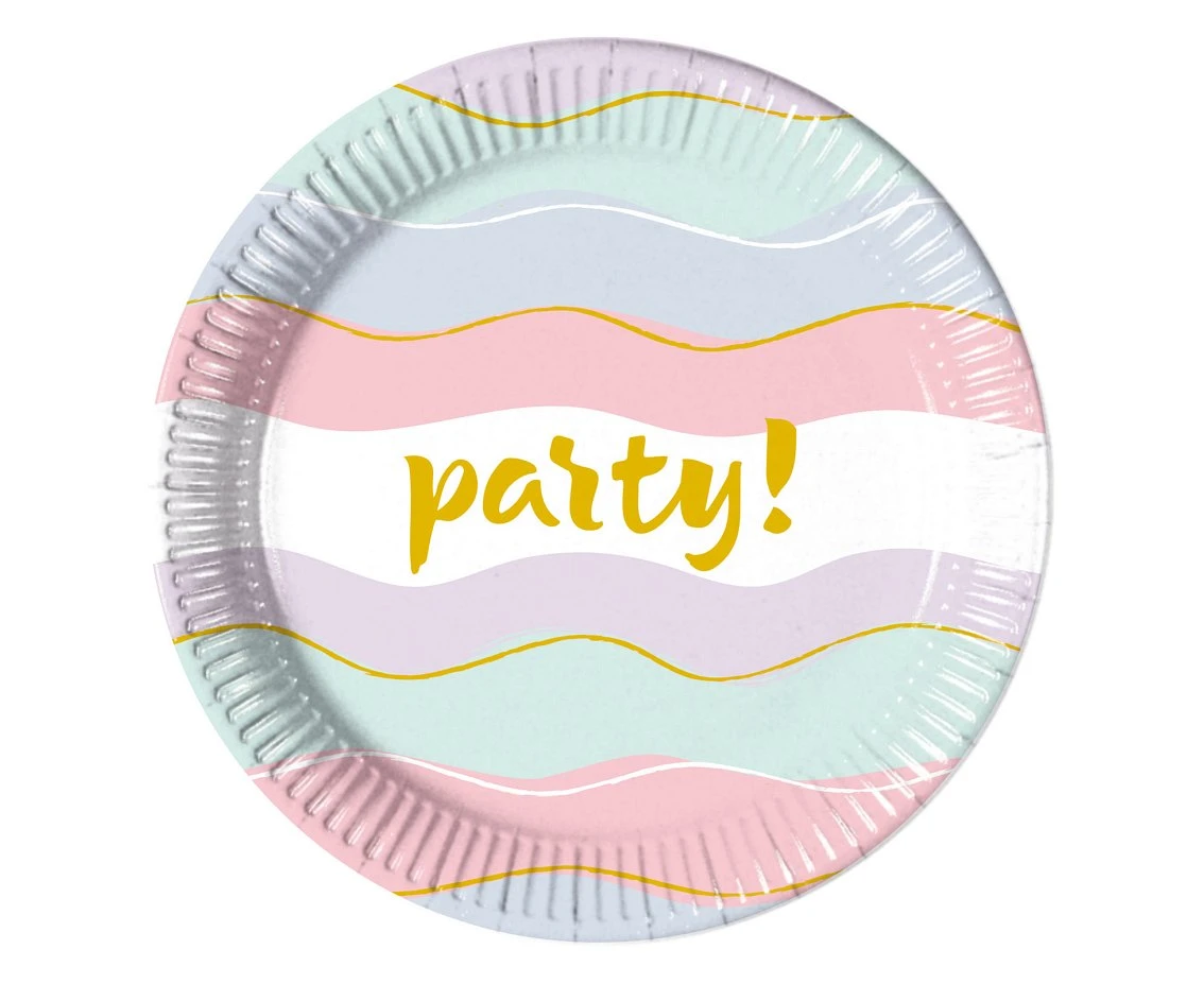 Paper cups Elegant Party, next generation, 23 cm, 8 pcs (plastic-free) EOL