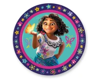 Paper plates Encanto (next generation) 23 cm, 8 pcs. (plastic-free) EOL