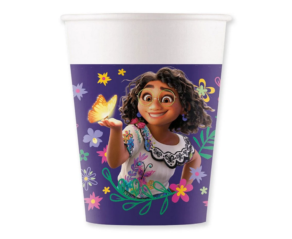 Paper cups (WM) Encanto, 200ml, 8 pcs. (SUP label) EOL