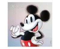 Paper napkins Disney 100 - Mickey, 33x33 cm, 20 pcs. EOL