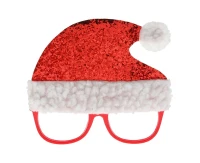Santa hat glasses