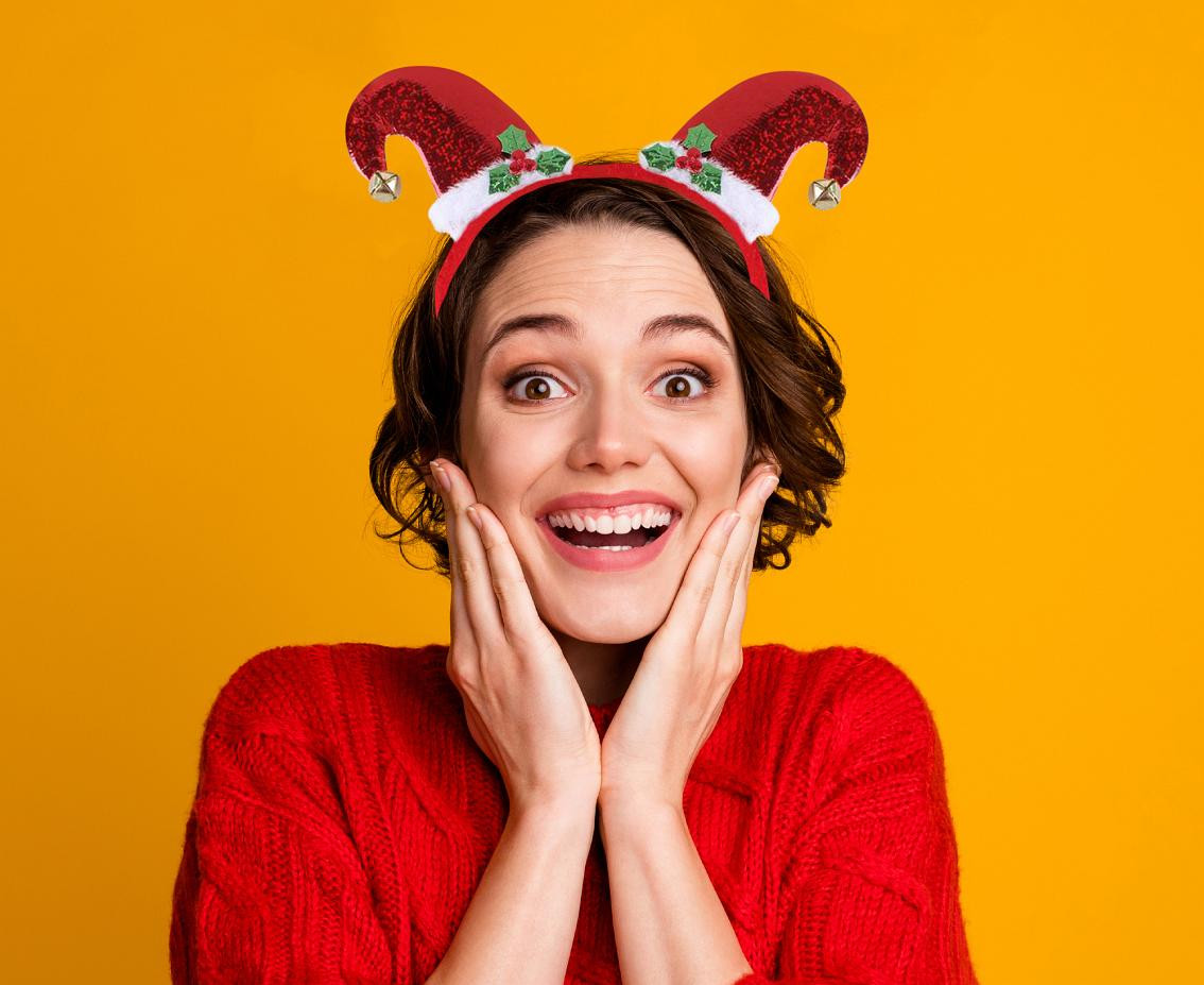 Santa hat headband