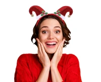 Santa hat headband
