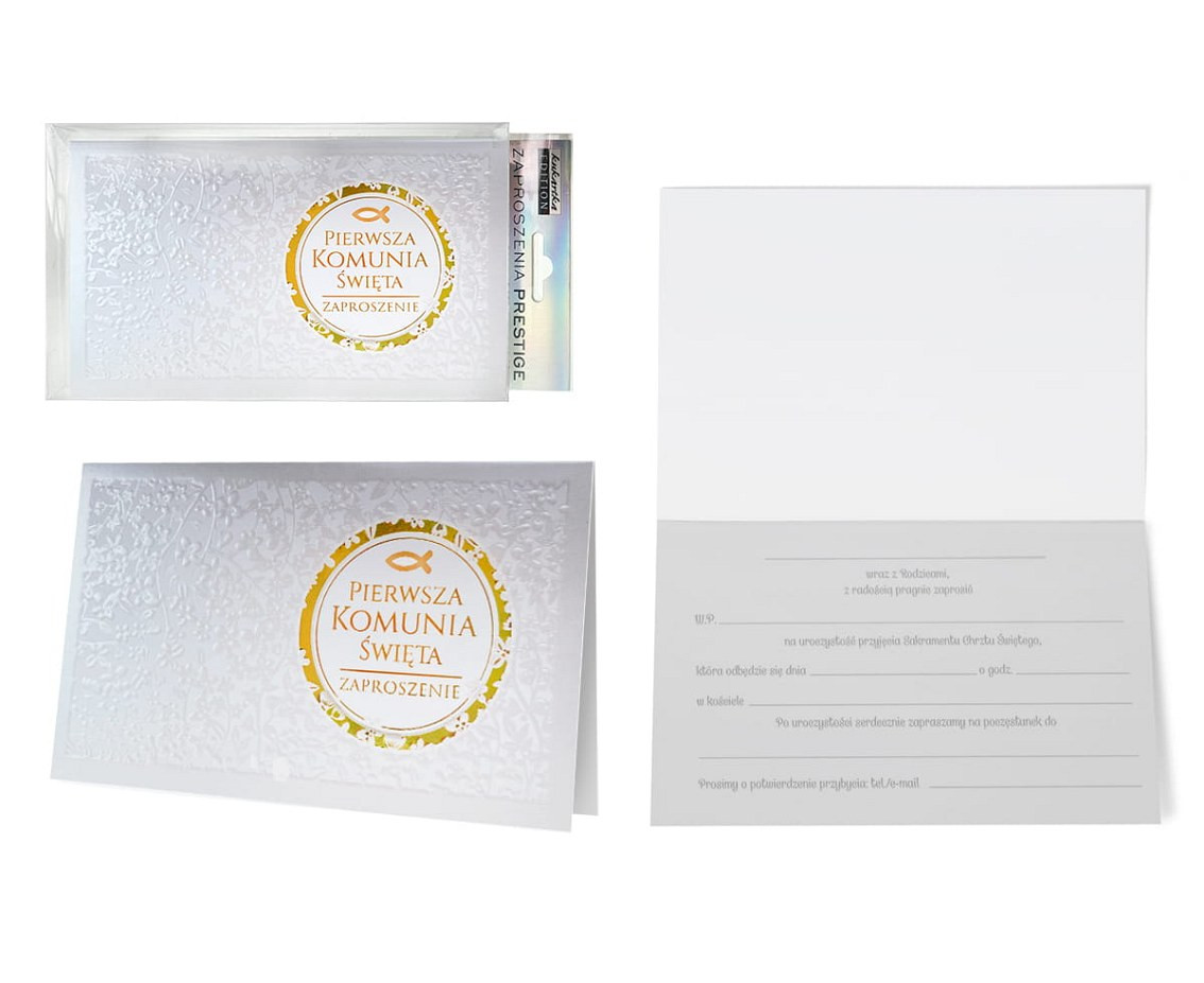 Invitation first Holy Communion, 5 pcs.