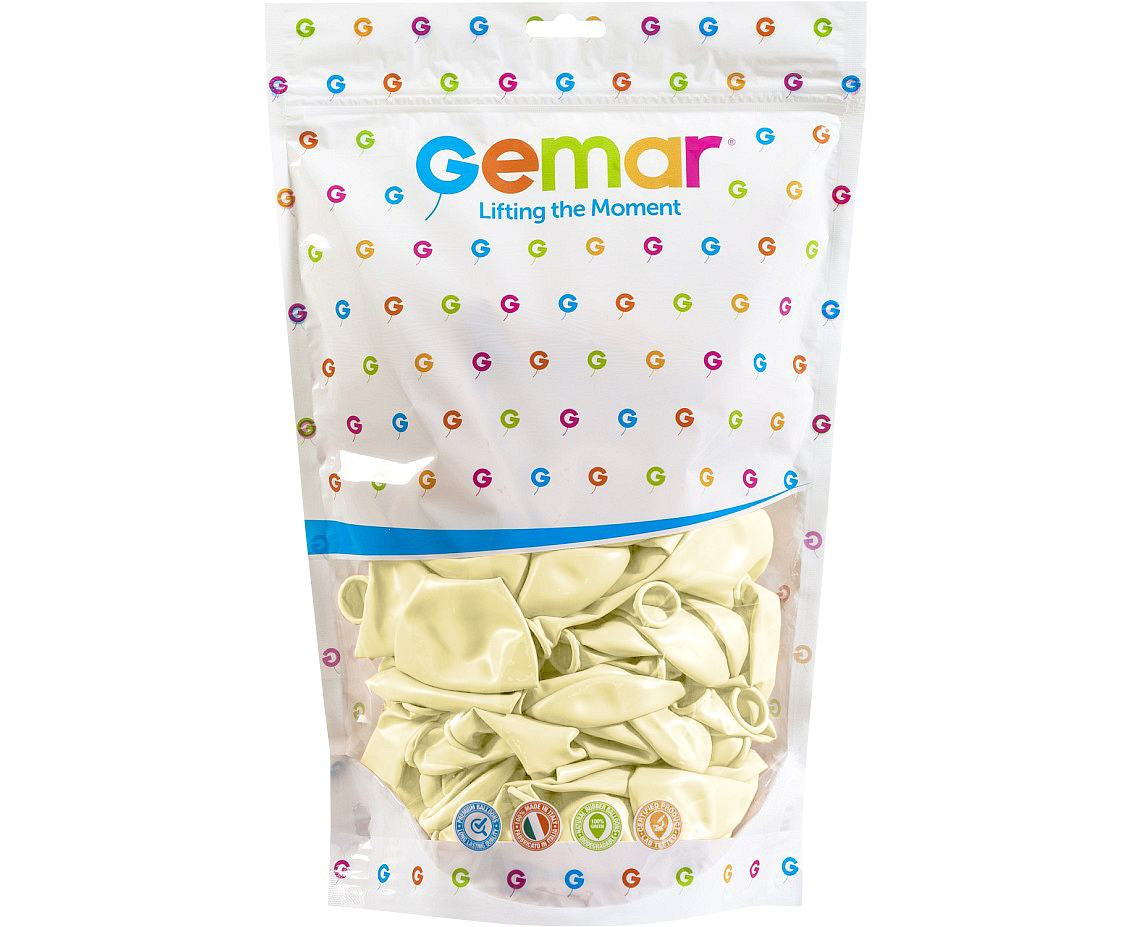 Balloons Gemar 13", pastel ivory, 50pcs