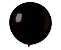 Balloons Gemar, ball pastel 0.80m black, 1pc