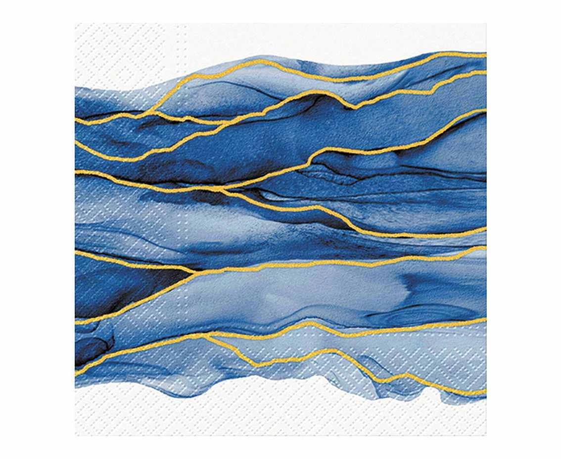PAW Paper napkins Watercolor Waves, 33x33 cm / 20 pcs.