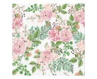 PAW Paper napkins Rose Hip Flowers, 33x33 cm / 20 pcs.