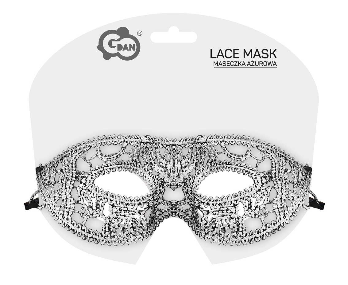 Lace mask "Silver Lady"