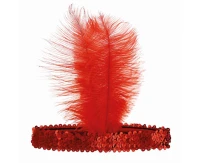 Retro headband - Cabaret, red (new)