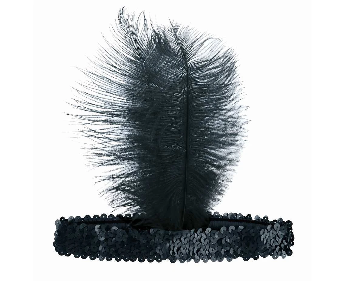 Retro headband - Cabaret, black (new)