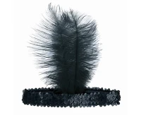 Retro headband - Cabaret, black (new)