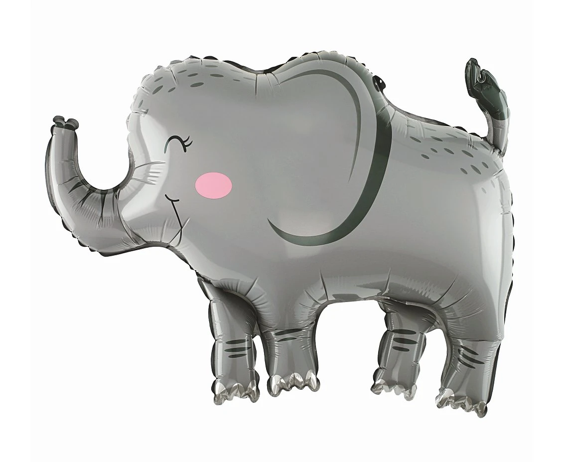Foil balloon Elephant, 68x49 cm EOL