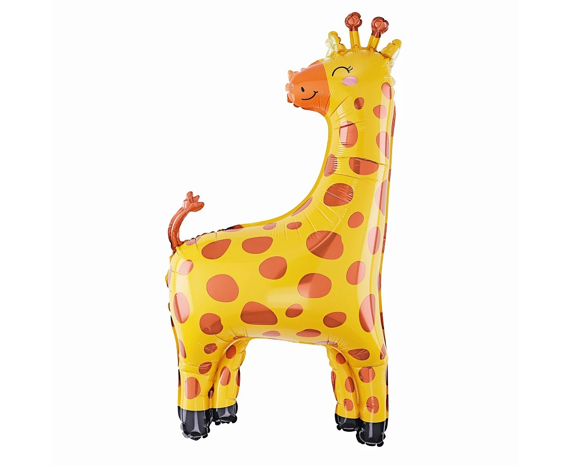 Foil balloon Giraffe, 46x87 cm