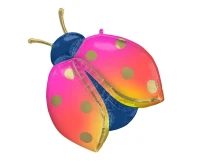 Foil balloon SHP - Colorful Ladybug 68x83 cm, packed