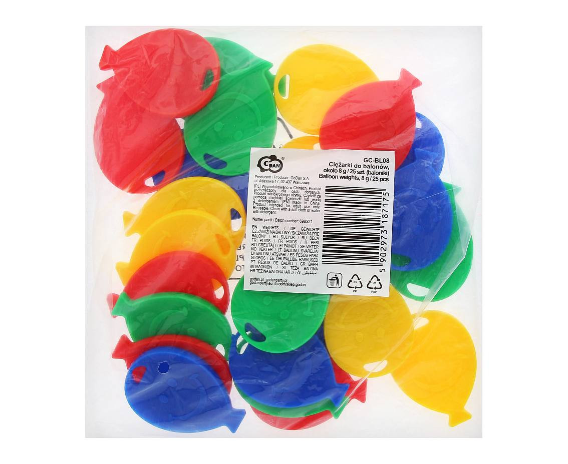 Weights balloons, approx. 8g./ 25 pcs. (balloons)