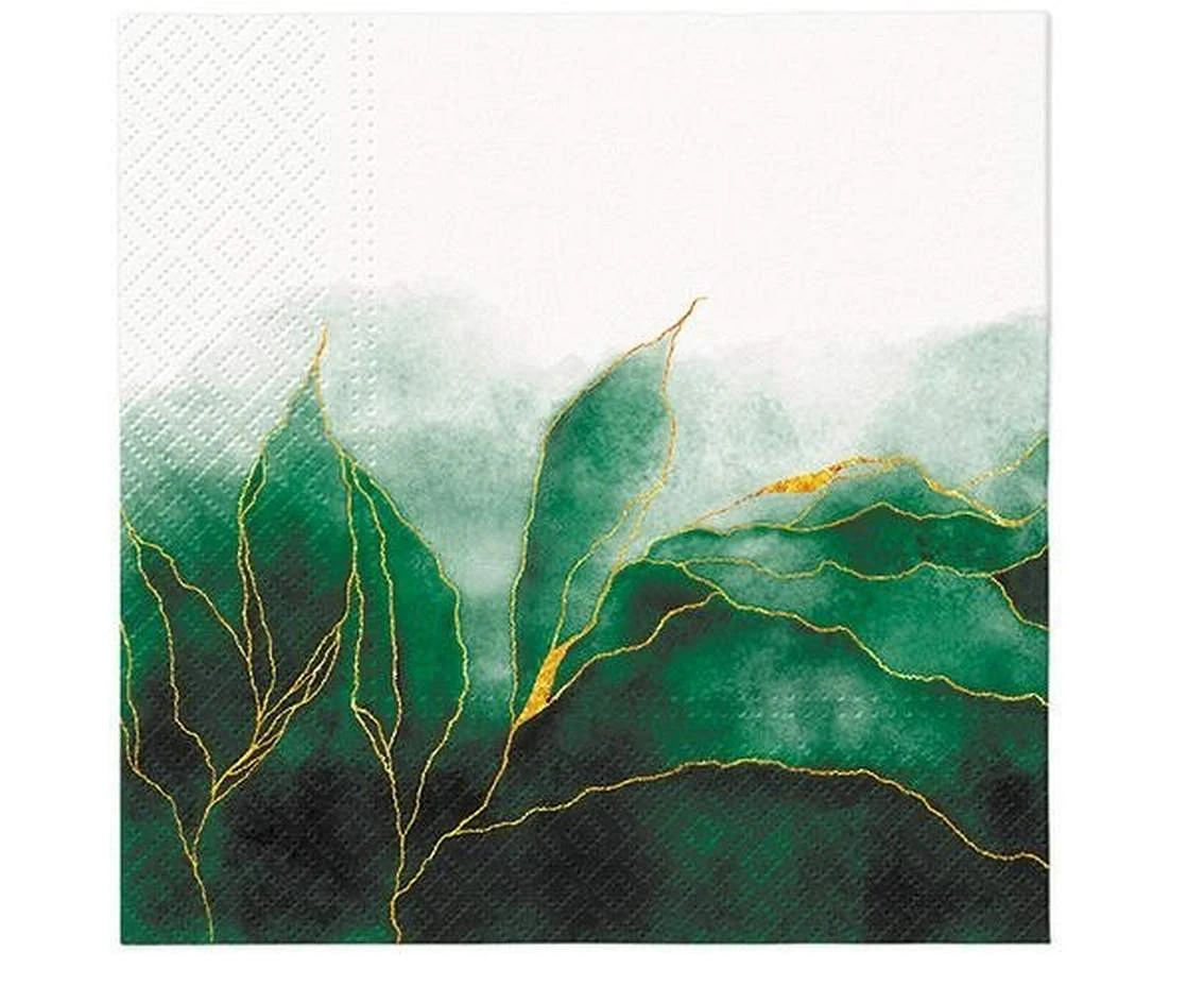 PAW Paper napkins Green dream, 33x33 cm / 20 pcs.