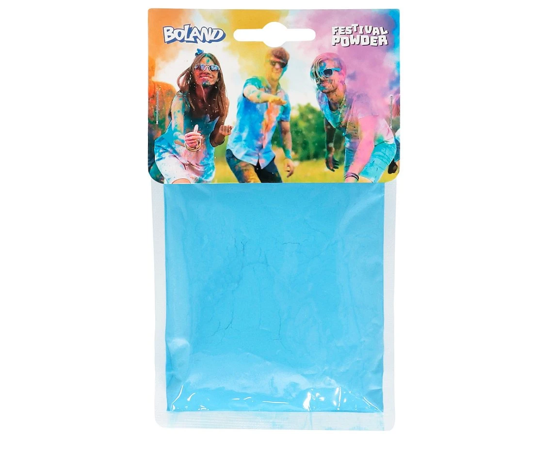 Holi color powder, blue, 70 g