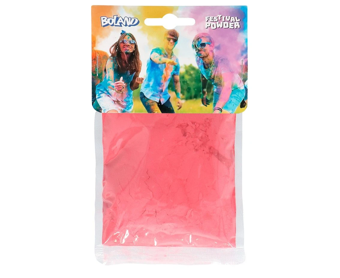 Holi color powder, pink, 70 g