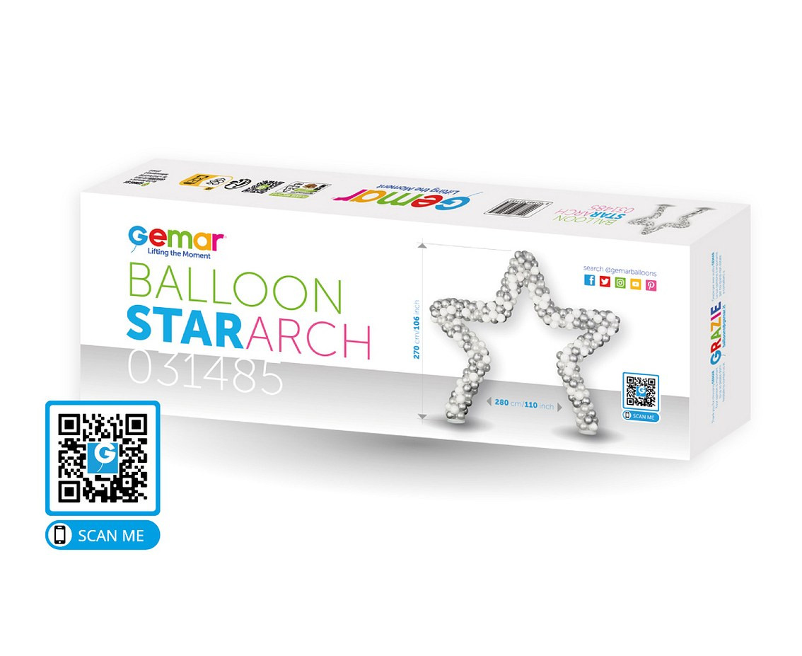 frame - standing star, 280x270cm