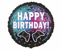 Foil balloon 18" FX - Happy Birthday - Controller, packed