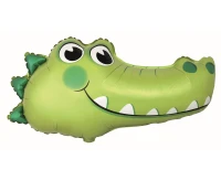 Foil balloon 24" FX - Crocodile (head), packed