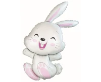 Foil balloon 24" FX - Bunny, packed