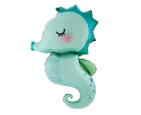 Foil balloon Sea Horse, 47x73 cm