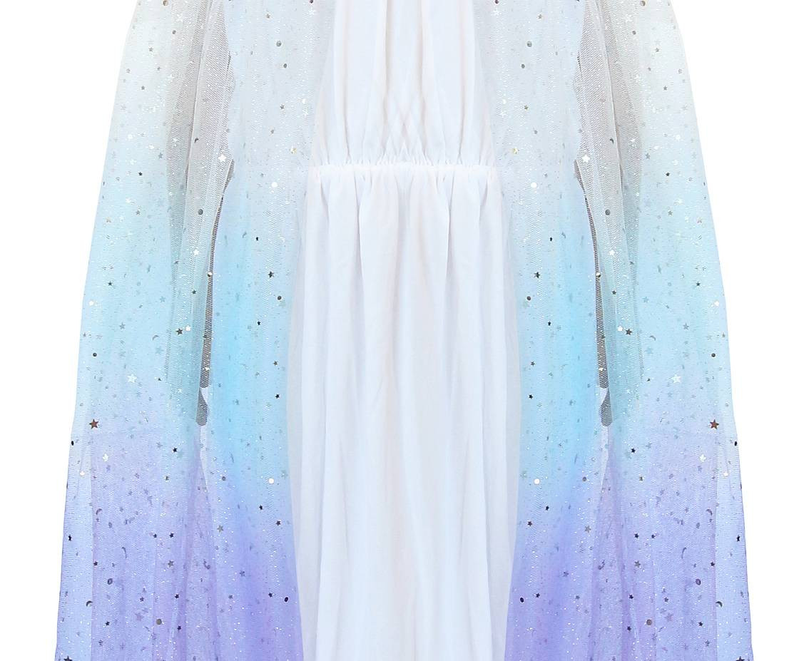 Cape for children "Ombre" in stars, one size