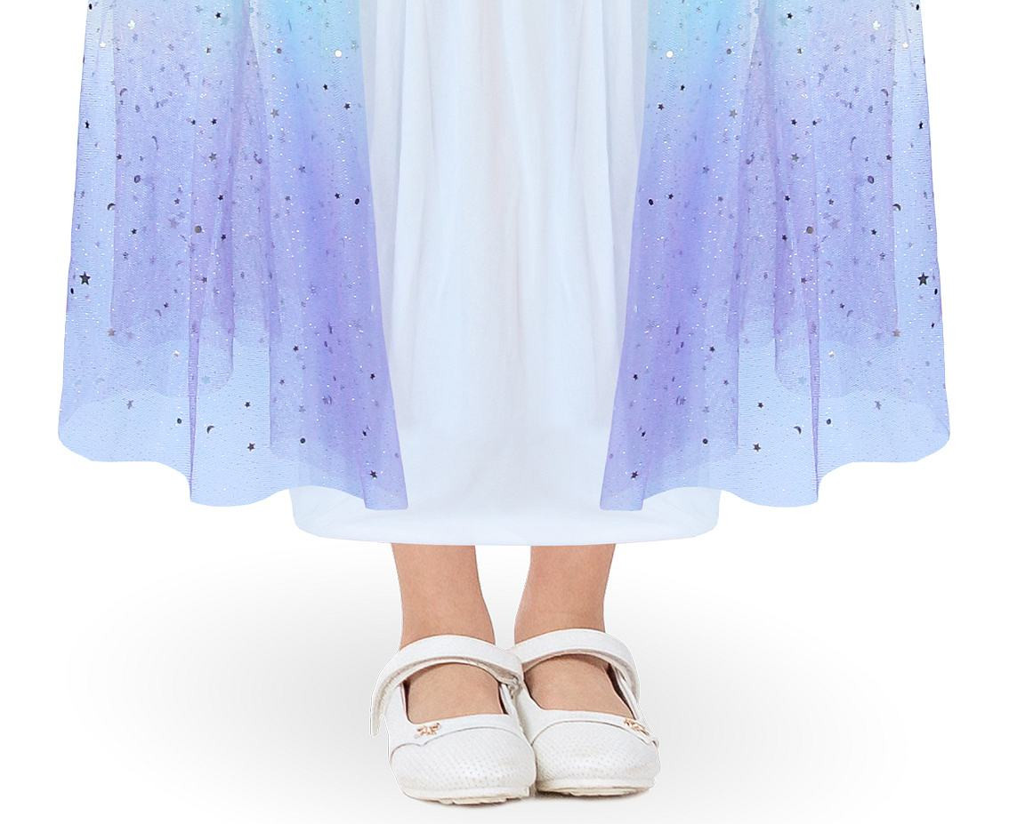 Cape for children "Ombre" in stars, one size