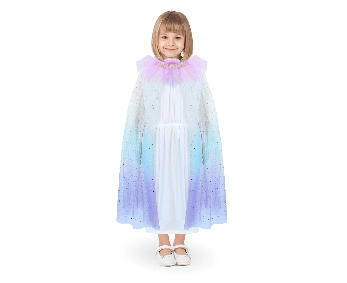 Cape for children "Ombre" in stars, one size