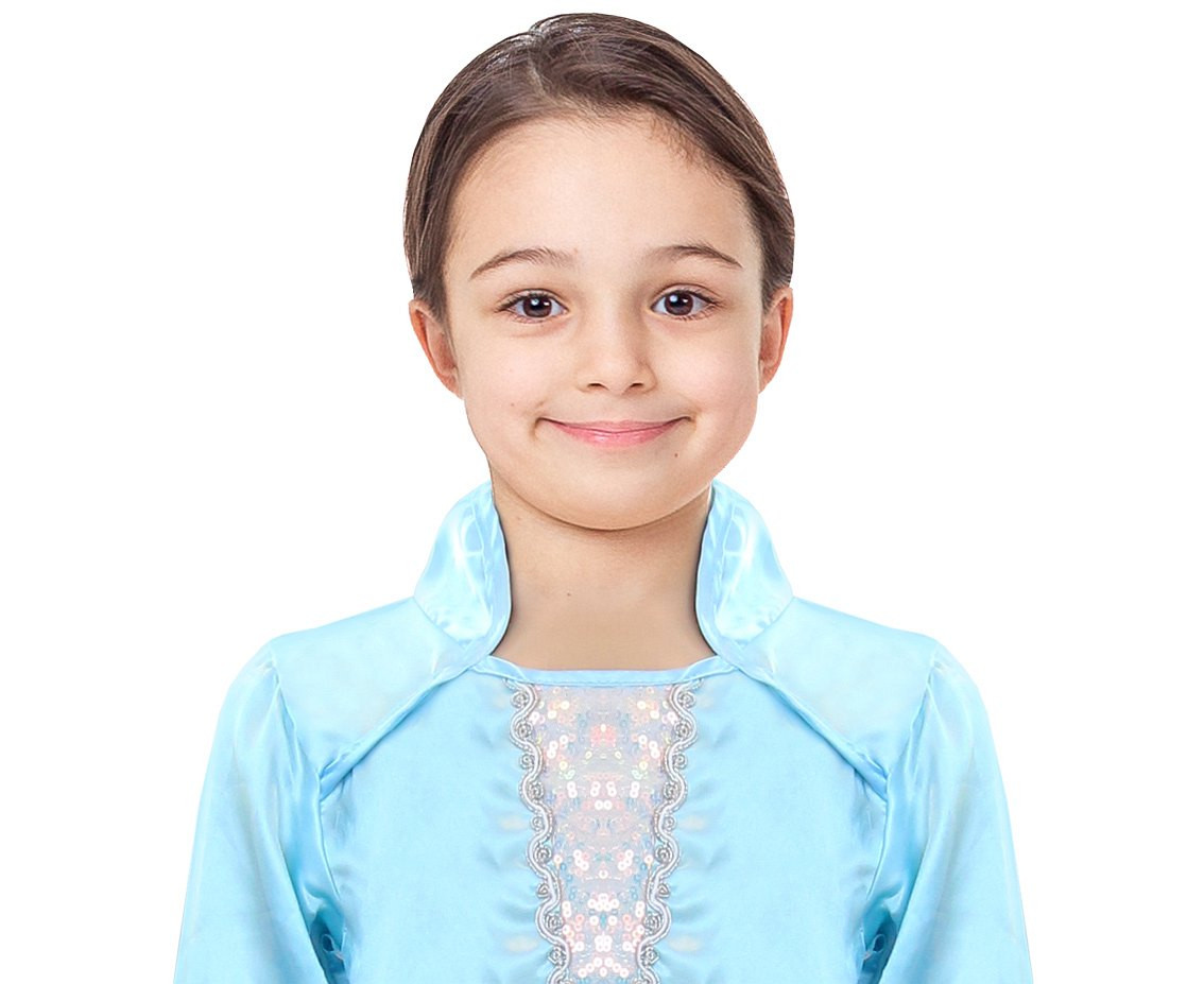 Costume for children "Blue Princess" (dress), size 110-125 cm EOL