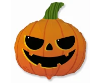 Foil balloon 24" FX - Pumpkin,  unpacked (flat)
