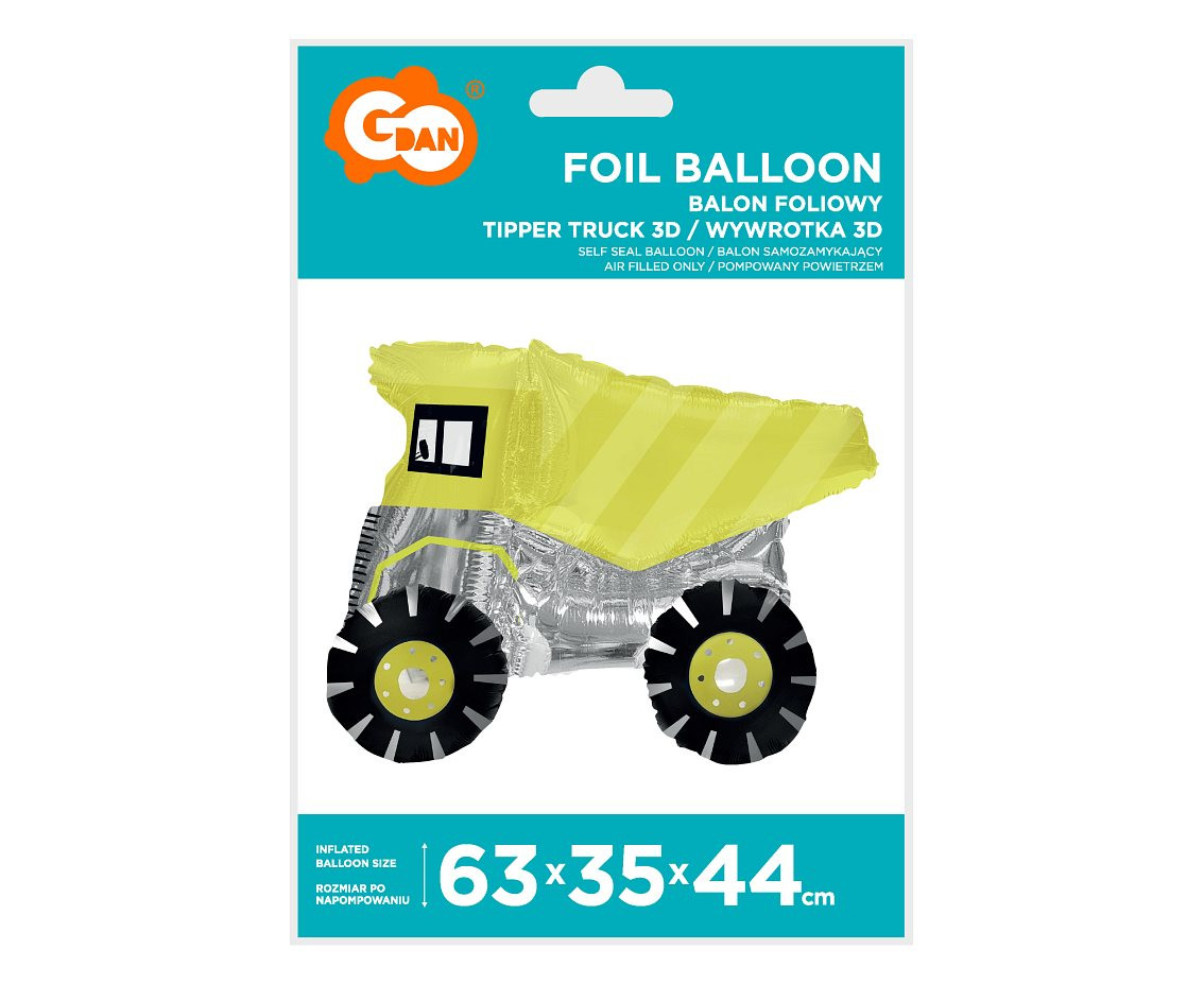 Foil; balloon Trolley 3D, 72x43x42 cm EOL