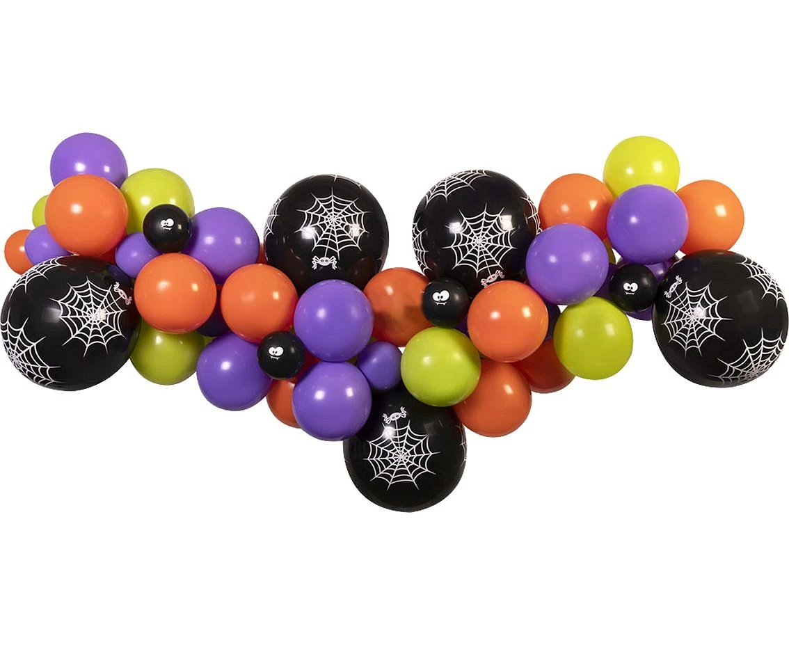 Balloons Gemar, diy garland halloween traditional + tape, 65pcs