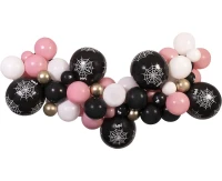 Balloons Gemar, diy garland halloween pink + tape, 65pcs