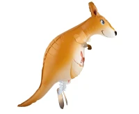 Foil balloon Kangaroo, 72x82 cm, walking balloon EOL