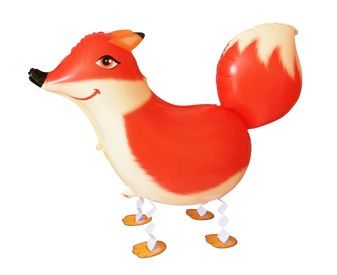 Foil balloon Fox, 45x69 cm, walking balloon EOL