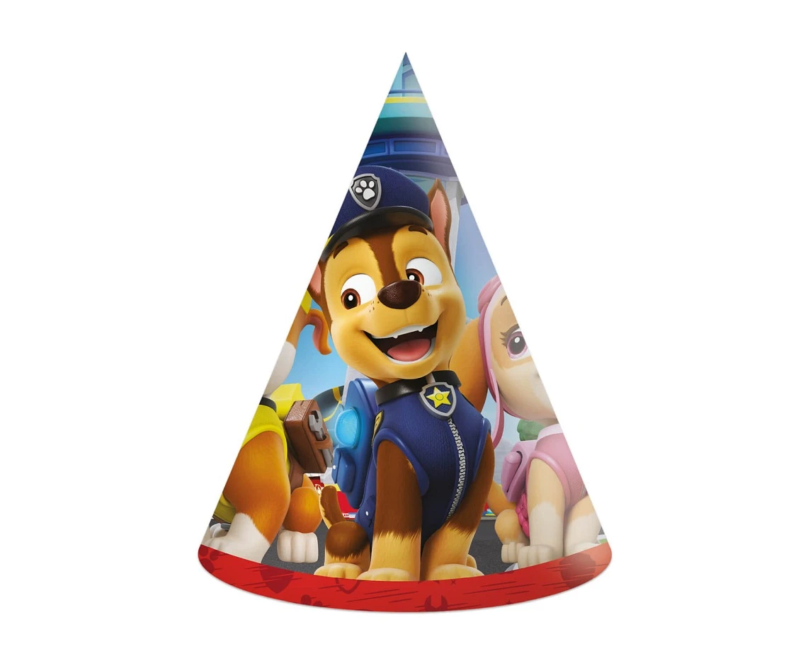 Paper hats Paw Patrol Rescue Heroes, 6 pcs.