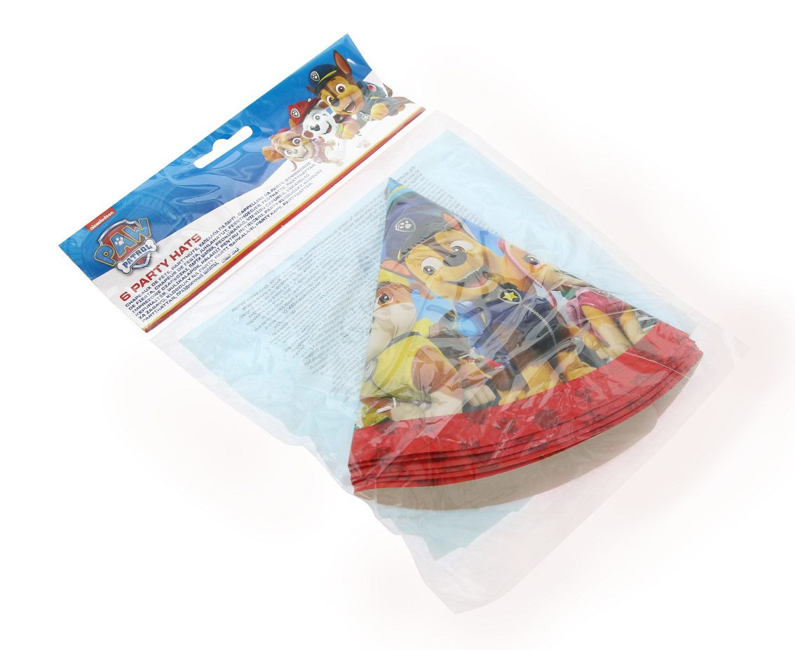 Paper hats Paw Patrol Rescue Heroes, 6 pcs.