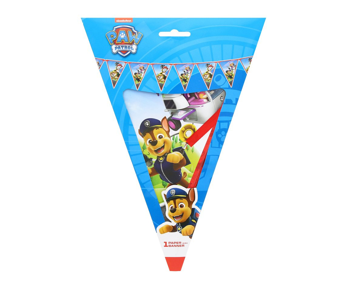 Banner Paw Patrol Rescue Heroes, flags (paper FSC)
