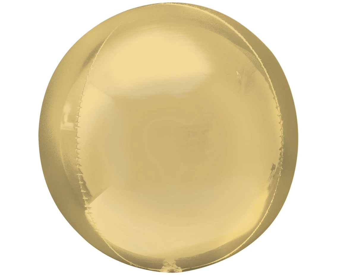 Foil balloon ORBZ - White Gold Ball/ 1 pcs. (unpacked) EOL