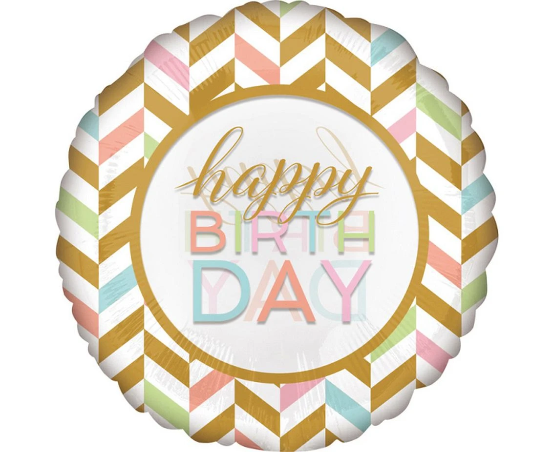 Foil balloon Pastel Celebration, Jumbo, 71 x 71 cm EOL