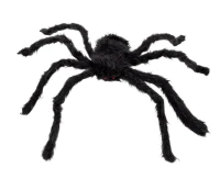 Hairy spider black, 50 x 65 cm