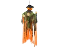 spooky pumpkin hanging decoration, 100 cm