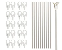 Balloon paper cups & sticks, 10 pcs