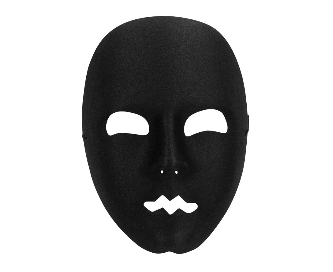 Face mask Mime black
