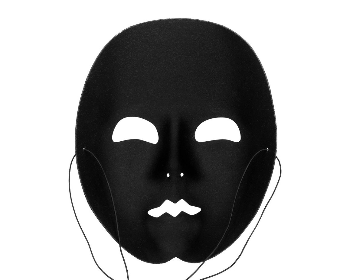 Face mask Mime black